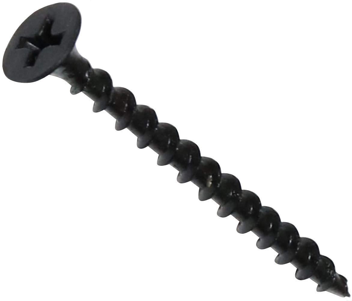 Viti Autofilettanti Per Cartongesso - 100 Pezzi, &Oslash;3.5x25mm, Testa Fresata PH, Acciaio Nero