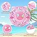 Baby Swimming Ring,Baby Swimming Float Ring Pool,Bathtub Toys Pool Accessories for Kids Toddlers,Inflatable Swimming Ring with Float Seat for 6-48 Months Children(Pink)