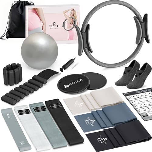 Pilates Kit 18PCS,Pilates Essentials Kit for Women,Pilates Equipment with 14.5