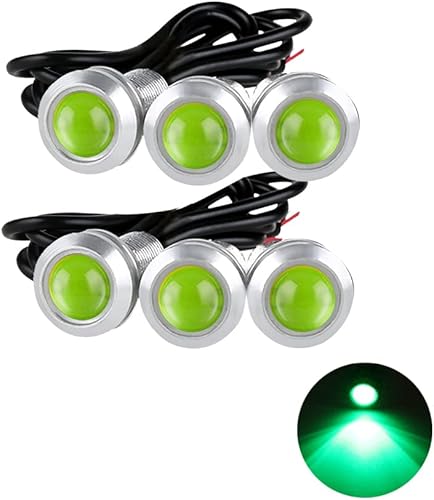 Miniatura 5 de OtpOutopa Luces LED Eagle Eye, luz indicadora ultra fina de 0.709 in, luces de circulación diurna, luces traseras DRL, luz antiniebla, luz de
