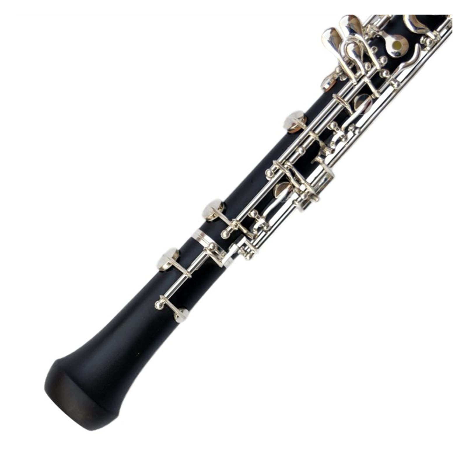 Piezas de oboe C Key OBOE De Ebony Semi-Automático Totalmente Totalmente Automático Estilo De Oboe Cupronickel Plateado Plata (Color : Fully automatic)