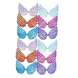 Ailes d'ange en tissu pailleté - superbe décoration - elles sont également utiles pour cacher les taches endommagées déchirées sur vos vêtements et accessoires.