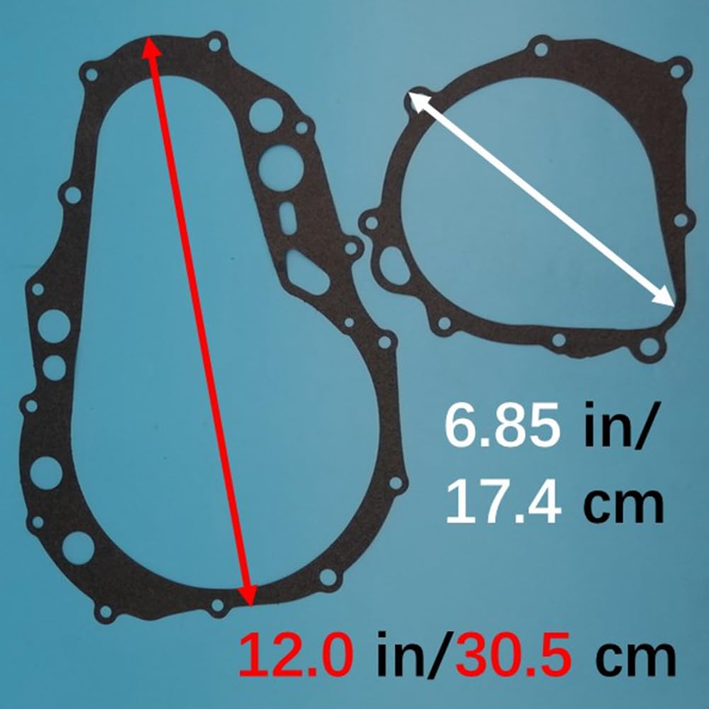 Complete Gasket Top & Bottom End Set Kit for Suzuki Kawasaki Arctic Cat DVX400 DVX 400 2004–2008 KFX400 KFX 400 2003-2006 LTZ400 Z400 Quadsport 400 2003-2007 2008 0934-1676 1321050042 Z1023