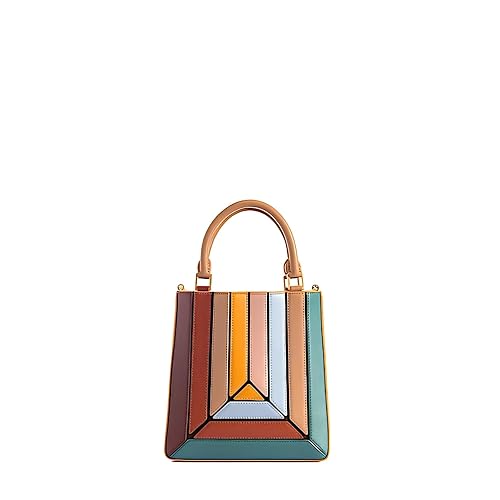 Handbags Women Tote Bag Shoulder bag Multicolor combinations Leather Crossbody