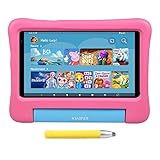 💗【Configuración de gama alta y Android 12 Go OS】. Esta tableta para niños está equipada con la última versión del sistema operativo Android 12.0 Go certificado por GMS, que es más seguro y más rápido que la versión anterior y tiene una función de bloqueo de anuncios. El procesador de cuatro núcleos de 1,8 GHz es un 20% más rápido que los procesadores normales en la frecuencia básica.5G wifi6 es tres veces más rápido que 2.4G wifi5.