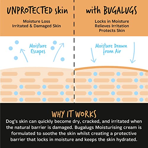 BUGALUGS Dog nose balm 75g, Moisturising cream for paws, nose and skin for dogs contains Oatmeal, Vegan formula nose balm for dogs reduces skin irritation and redness (75g Moisturiser) - Image 7