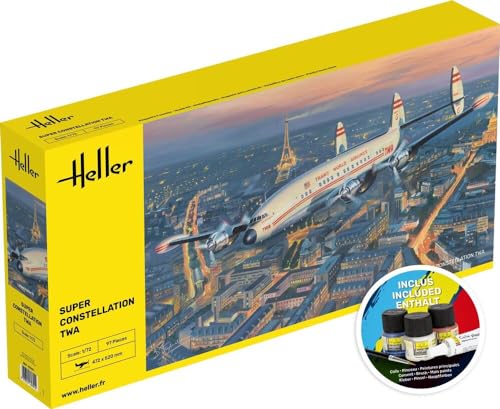 Heller 58391 Starter Kit Super Constellation Twa 1/72