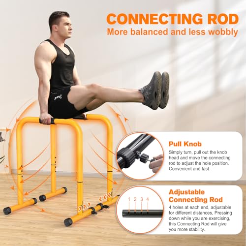 image for RELIFE REBUILD YOUR LIFE Dip Bars & Dip Station Functional Heavy Duty 