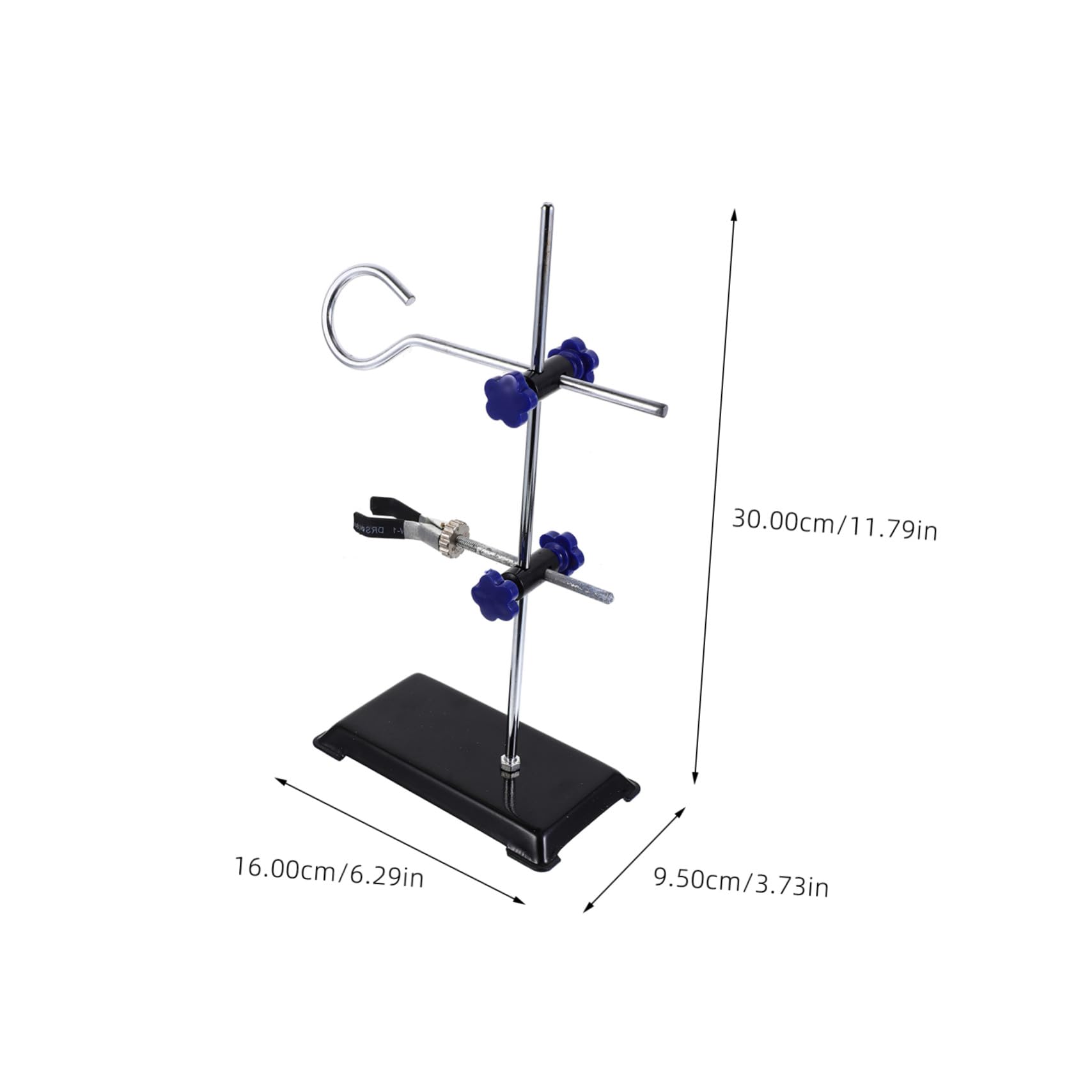 INOOMP Support de Laboratoire Portable Cadre Miniature Plusieurs styles en Fer Antirouille et Robuste de 30 Cm Plusieurs styles pour Expériences Chimiques et Équipement Scientifique