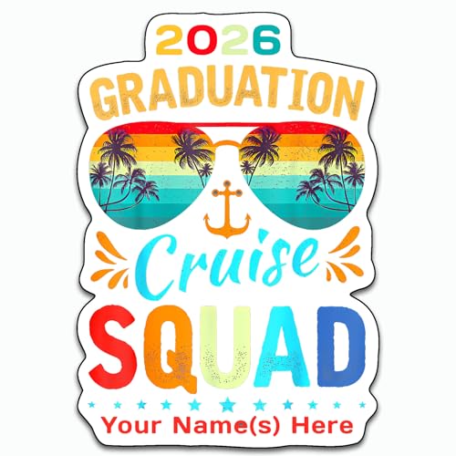 Imán personalizado para graduación de crucero 6 pulgadas miniatura 1