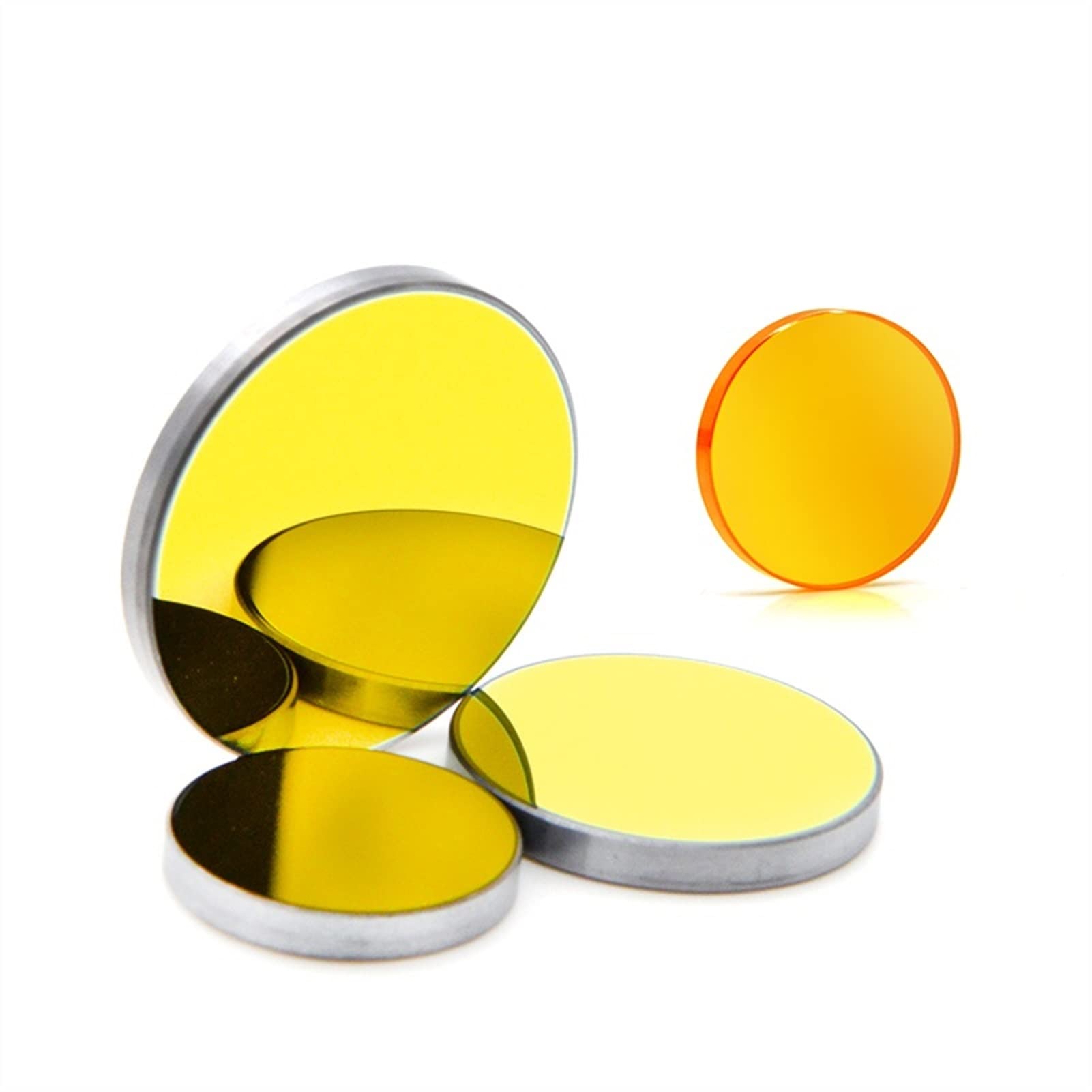 Lens Dia.12/18mm Focal Length 50.8mm 1Pcs + MO Mirror 20x3mm 3Pcs for 3020 K40 Co2 Laser Engraving Machine(SI 20x3mm 3Pcs,19MM 1PCS_101.6MM)