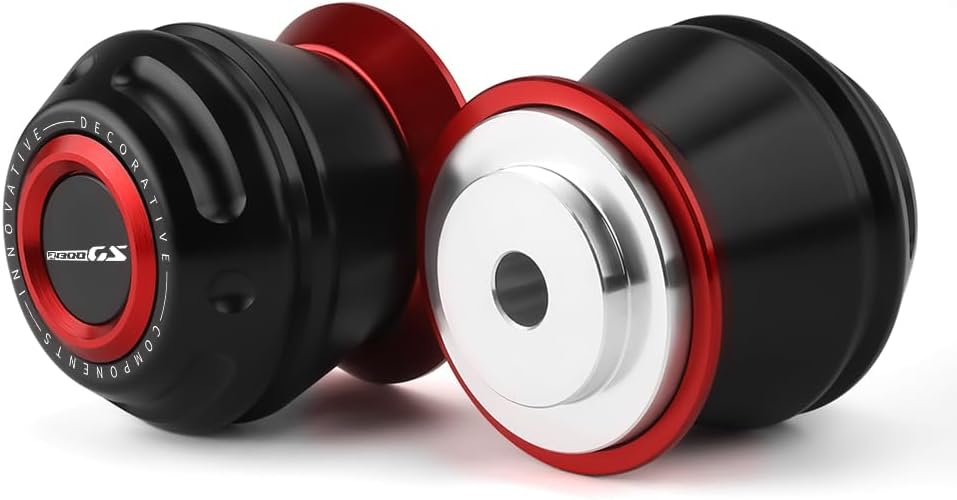 Motorcycle Front Wheel Axle Fork Slider Crash Protector Compatible With BMW R1300GS 2024 2025 | R 1300 GS 1300GS R1300 GS1300 Accessories (red)