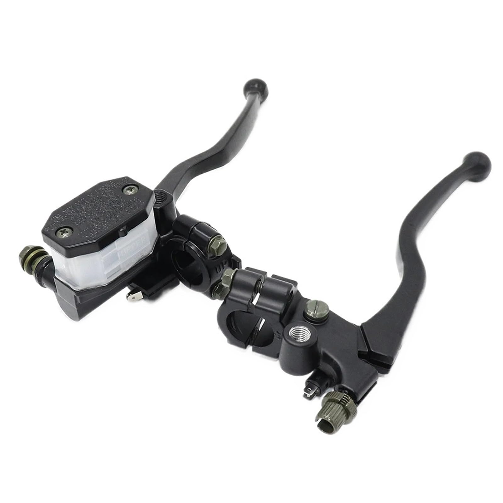 Generisch Motorrad-Kupplungsgriff GN125 Motorrad-Hydraulikbremshebel CG125 Kupplungshebel für Pit-Pumpe für Honda(Right)