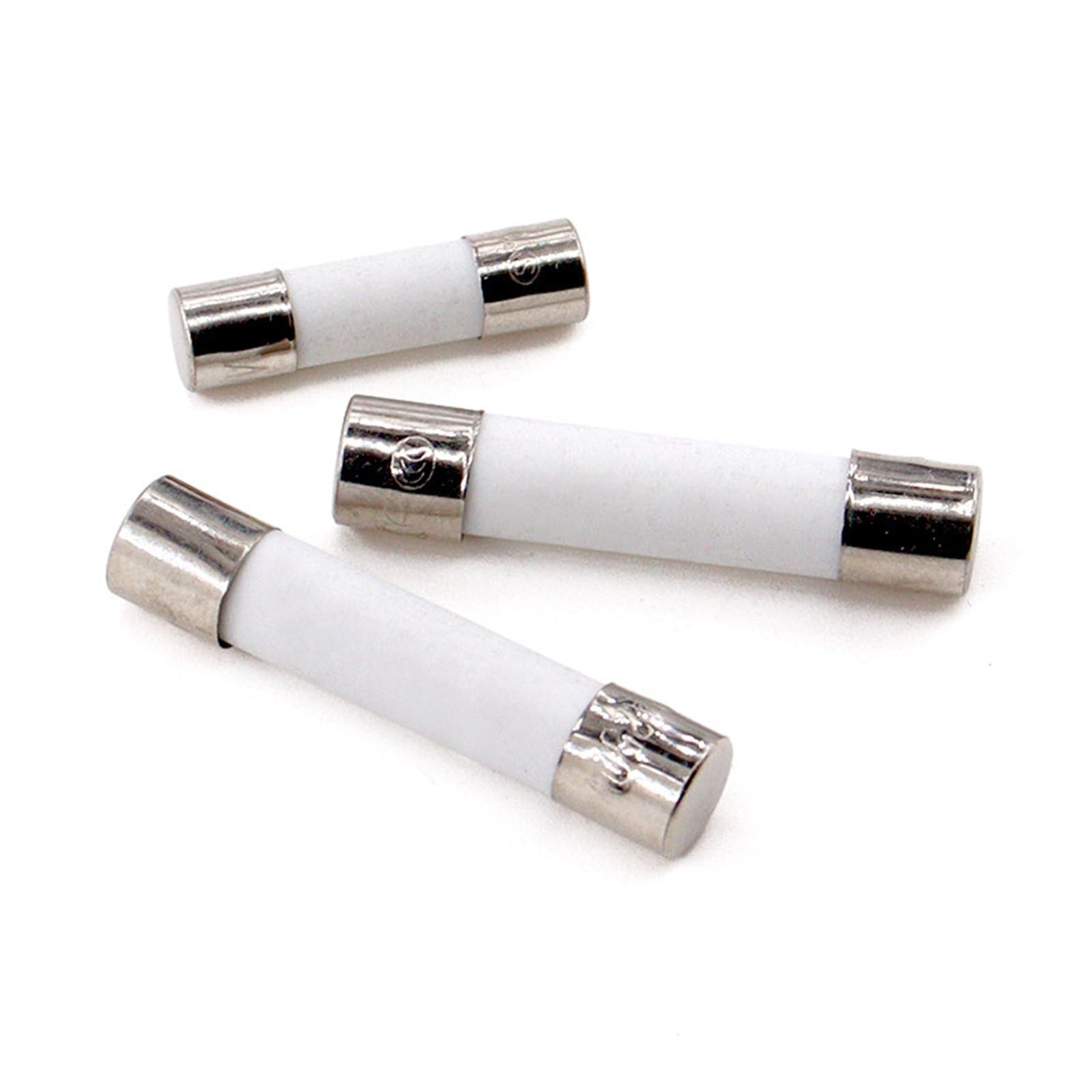 Tubo portafusible cerámico 5x20 6 * 30mm base 3/4/5/6.3/10/3.15/10/15A fusible 250V(Ceramic 5x20mm 15A)