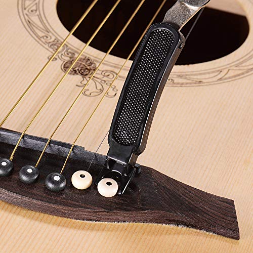 KKmoon 3 em 1 Versátil Guitarra Enrolador de Cordas Pino Extrator para Guitarras Elétricas Acústicas