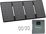 Griplier 30W Portable Solar Panels,ETFE Foldable Solar Panel with USB-C/USB-A/DC Ports for Hiking,Camping,Backpacking,IP65 Waterproof Small Folding Solar Charger for Phone,Tablets,Power Bank