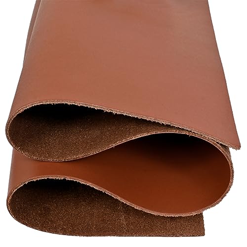 Brown Full Grain Veg-Tanned Cowhide Leather Tooling Cowhide Leather Pre Cut Skin 2 0mm - View #8