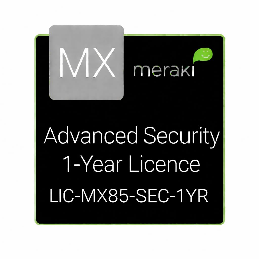 MX Series MX85 Compatible Advanced Network Security License – 1 Device Coverage LIC-MX85-SEC-1YR (1-Year License)