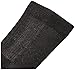 thorlos unisex adult Wcxu Max Cushion 12 Hour Shift Crew Socks, Black/Grey, X-Large US