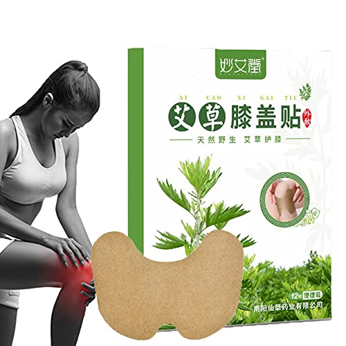 Parches de alivio del dolor de rodilla de ajenjorno, medicina china, terapia caliente, moxibusción, yeso, herbal, calcomanía de calentamiento de hierbas,...