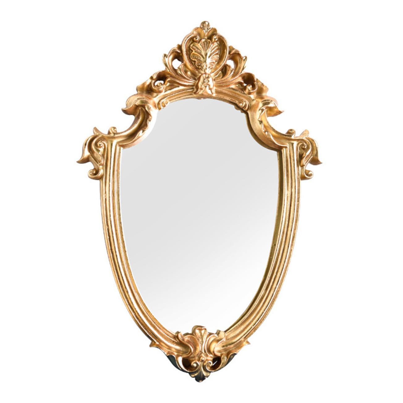 Miroir suspendu doré baroque Gadpiparty pour illuminer les pièces sombres