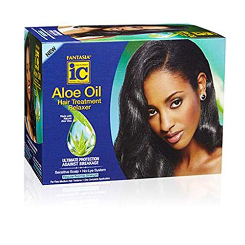 Fantasia Ic Aloe Oil Tratamento Capilar Regular/Normal Strength Relaxer Kit