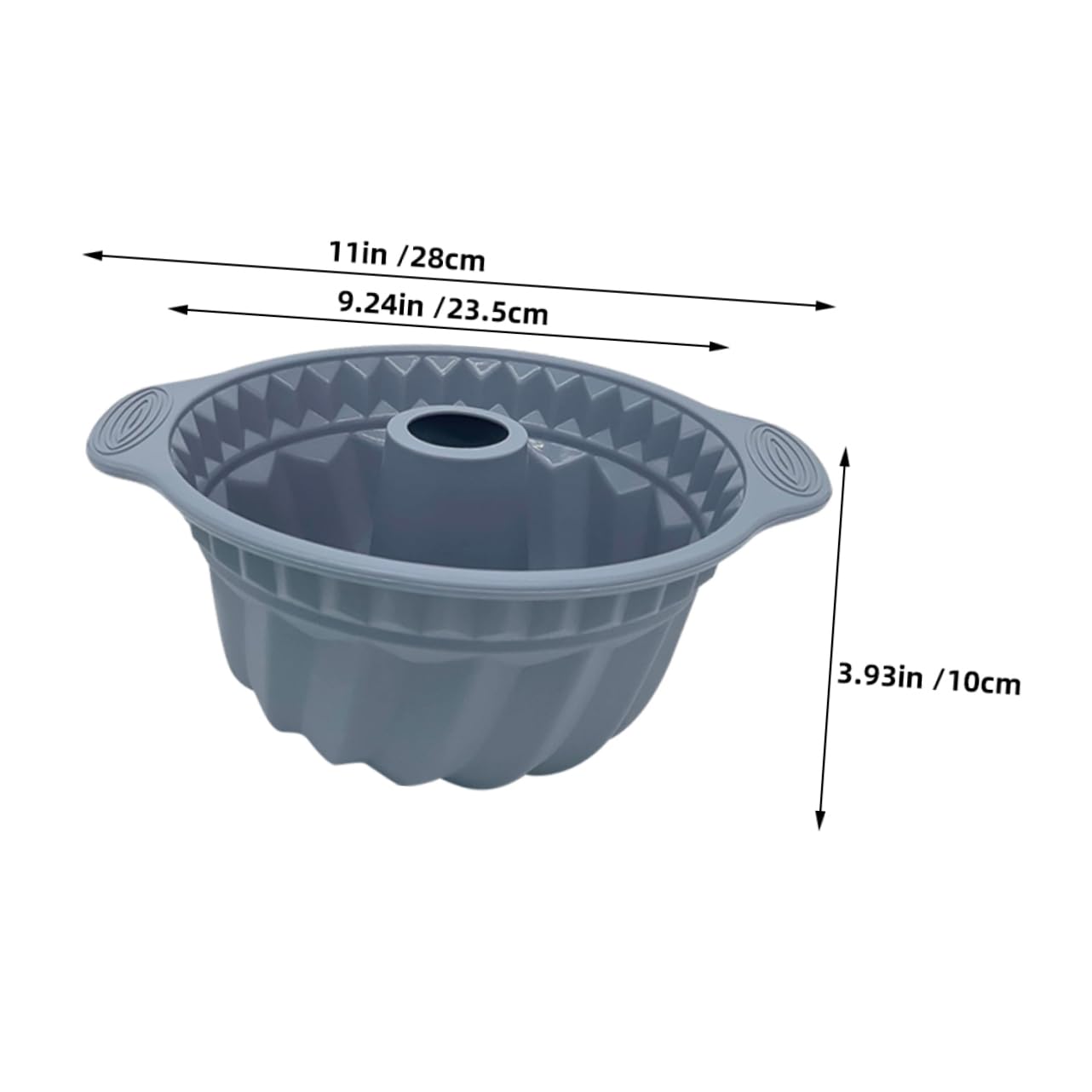 Mipcase 3piezas Moldes De Silicona Flexibles para Tartas y Pasteles Redondos Antiadherentes Adecuados para Lavavajillas