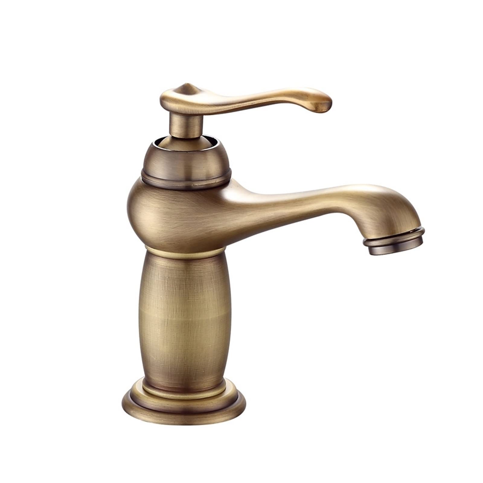 Grifo Lavabo, Cuenca del baño grifo caliente y fría mezclador de latón antiguo cobre sólido de lujo europeo grifos de grifo