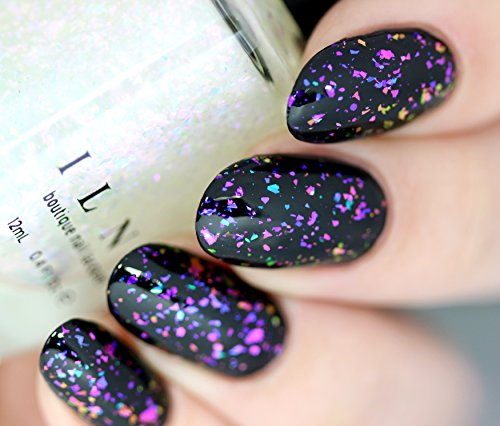 Image of ILNP Looking Glass - Blue, Purple, Pink Color Shifting Iridescent Flakie Topper Nail Polish