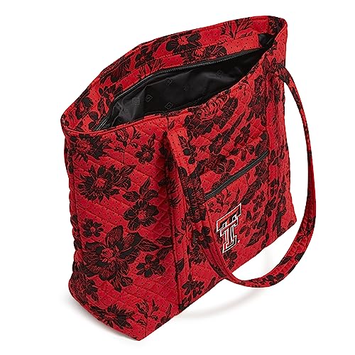 Image of Vera Bradley womens Cotton Collegiate Vera Tote Bag (Multiple Teams Available)
