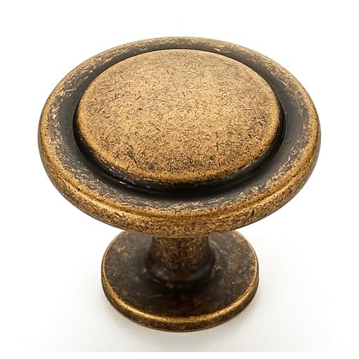 Ravinte Antique Brass Cabinet Knobs Set