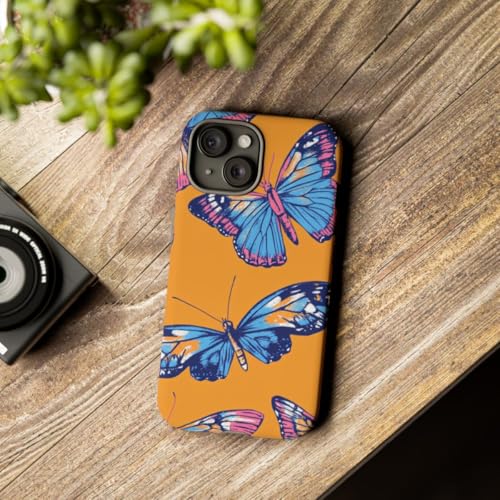 Coque antichoc iPhone 15 papillons pour éviter rayures et traces
