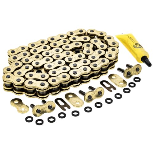 NICHE Gold 520 X-Ring Chain 64 Links with Master Link