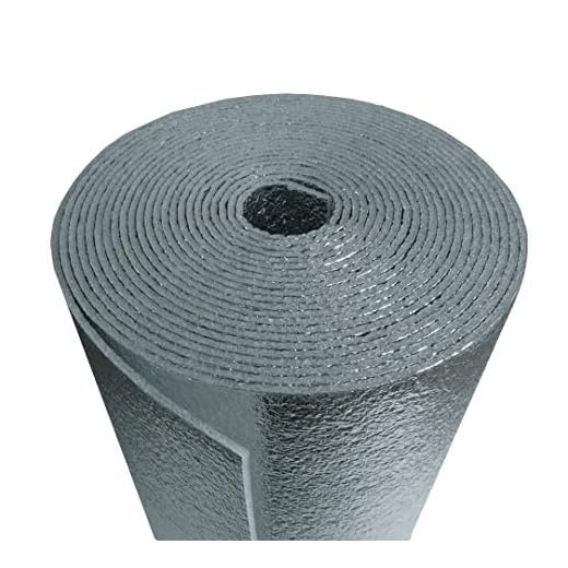 1000sqft (4ft x 250ft) 1/4inch thick Solid Double Sided Reflective Insulation Heavy Duty Platinum Reflective Foam Core Insulation Vapor Barrier Commercial Residential