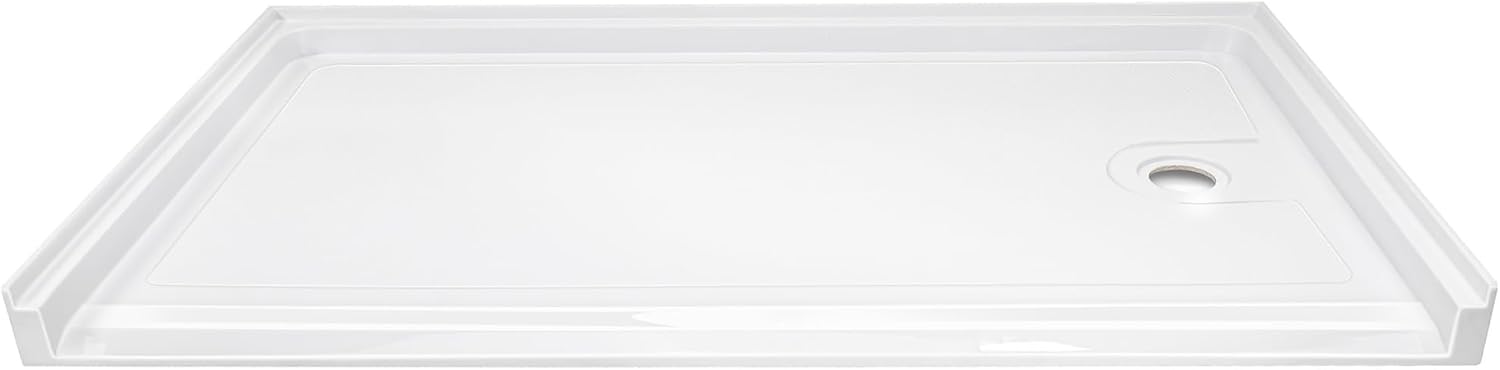 Ella Wheelchair Roll-In Shower Base Acrylic 32" x 60" Right Drain