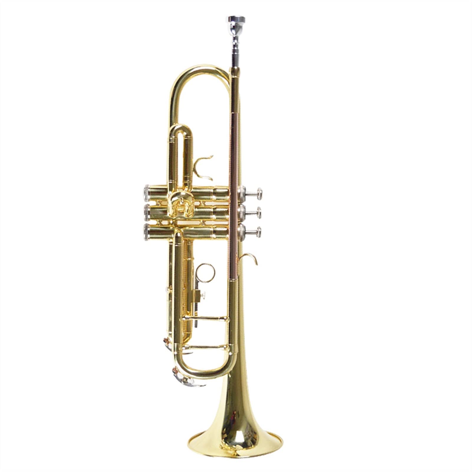 Trąbka dla początkujących BB Trumpet Musical Instrument Lacquered Gold Trumpet
