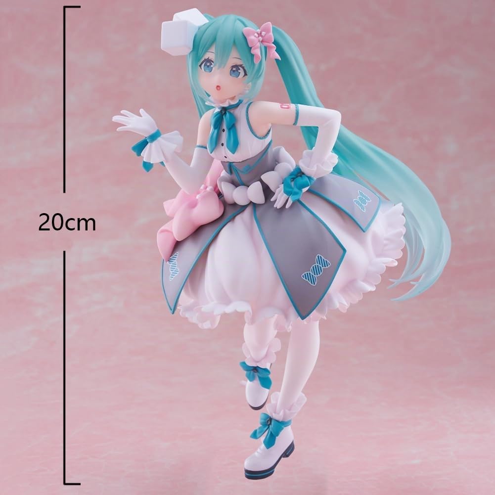 Nouvelles figurines d'anime Hatsune Miku robe rose modèle PVC jouets d'action cerise rose fleur de cerisier décoration recueillir des Fans cadeaux 26 Nouvelles figurines d'anime Hatsune Miku robe rose modèle PVC jouets d'action cerise rose fleur de cerisier décoration recueillir des Fans cadeaux 26