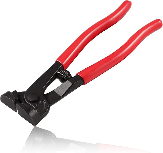 LEONTOOL Mosaic Glass Tile Nipper 8 Inches Mosaic Trimmer Nipper Heavy Duty Cutter Pliers for Cutting Shapping Ceramic Stained Glass Tile Professional Tile Working Tool