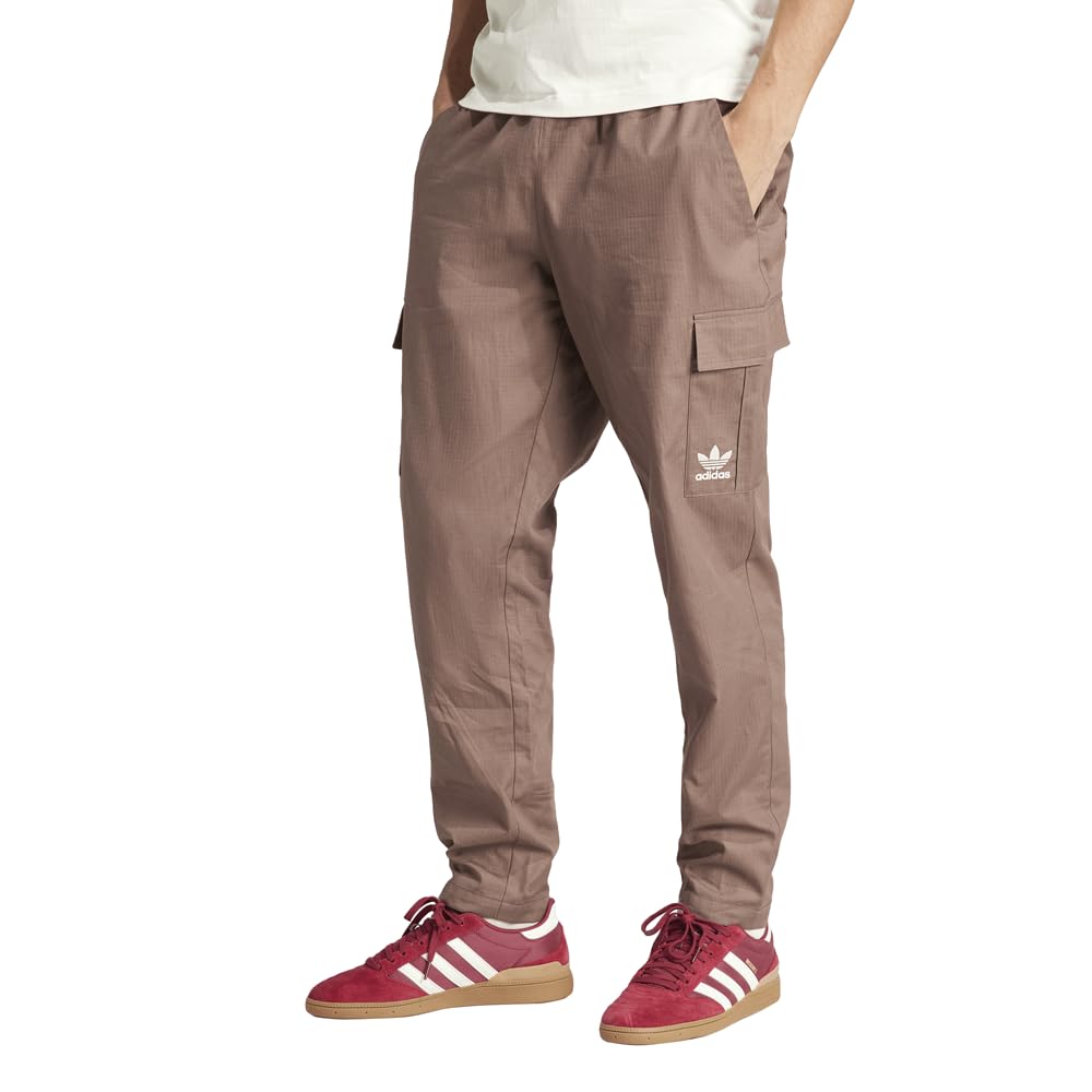 Mens Enjoy Summer Cargo Trousers Casual - Brown