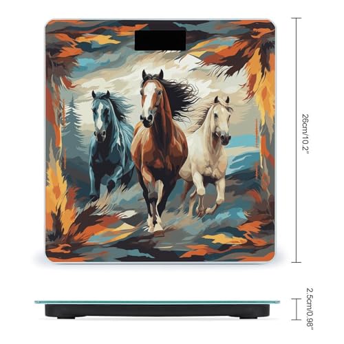 Báscula Digital de Baño con Pantalla LED y Vidrio Templado miniatura 2