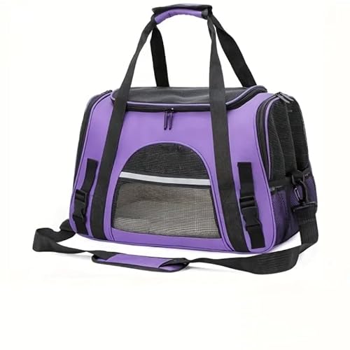 Cat Carriers, Dog Carriers, Pet Carriers – Airline-Approved Soft-Sided Bag for Cats & Small Dogs (Up to 15 lb), Foldable, Breathable Mesh, Privacy Cover, Washable & Lightweight