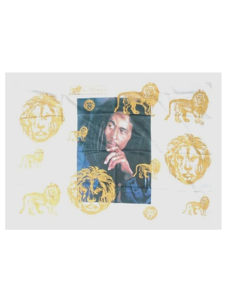 armardi Bob Marley Lion Flag Poster