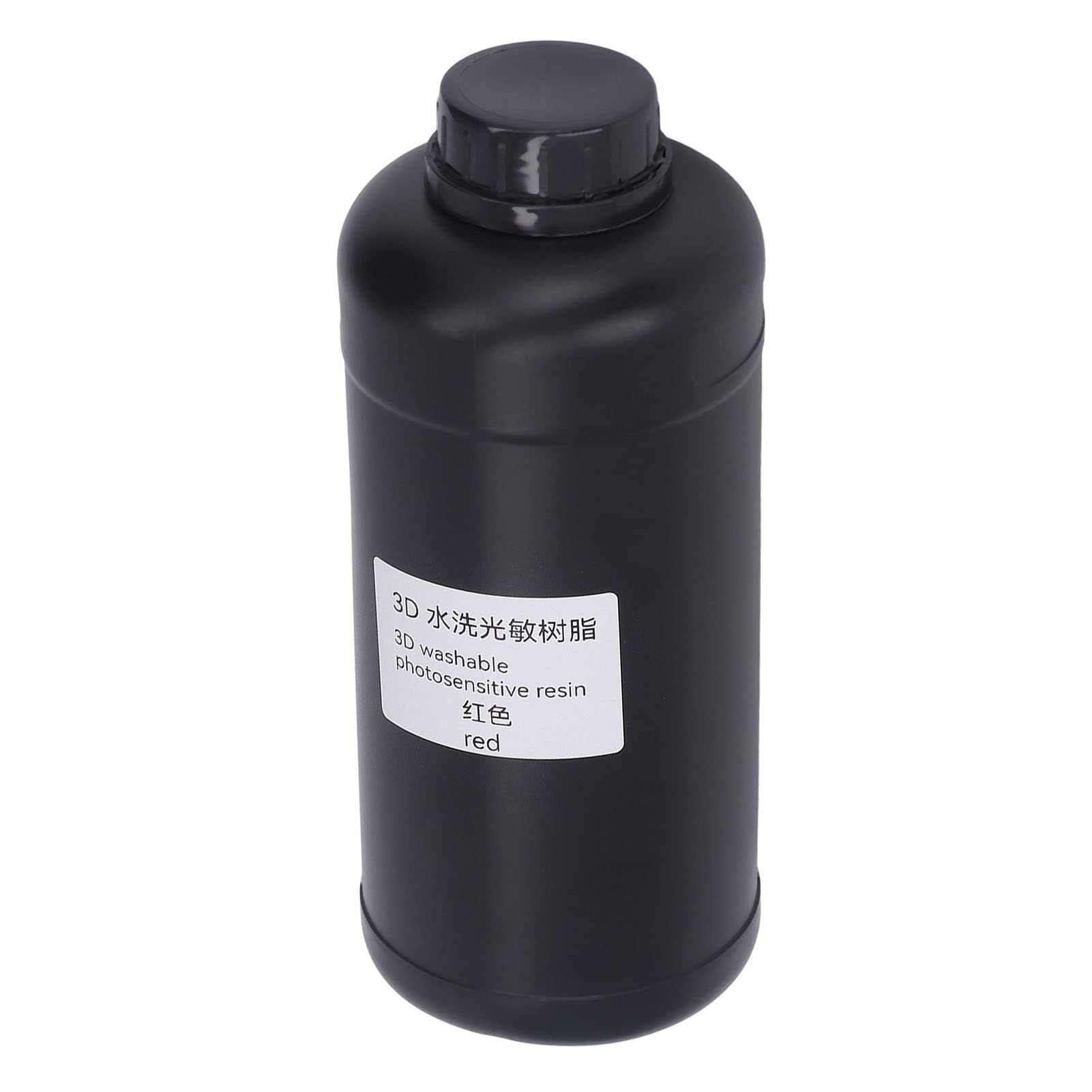 lyrlody Resina per Stampante 3D, Resina per Stampa 3D Lavabile con Acqua 1000ml, Fotopolimerica Fotopolimerizzabile per DLP LCD, tenacità Ad Alta Resistenza Polimerizzazione Rapida per Modelli (rosso)