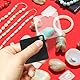 Healvian 2St Faltbare Taschenlupe SchlüSselanhäNger, Tragbare Mini-Lupe FüR Schmuckreparatur, Lesen Und Detailbeobachtung, 2er Set FüR Zuhause Und Unterwegs