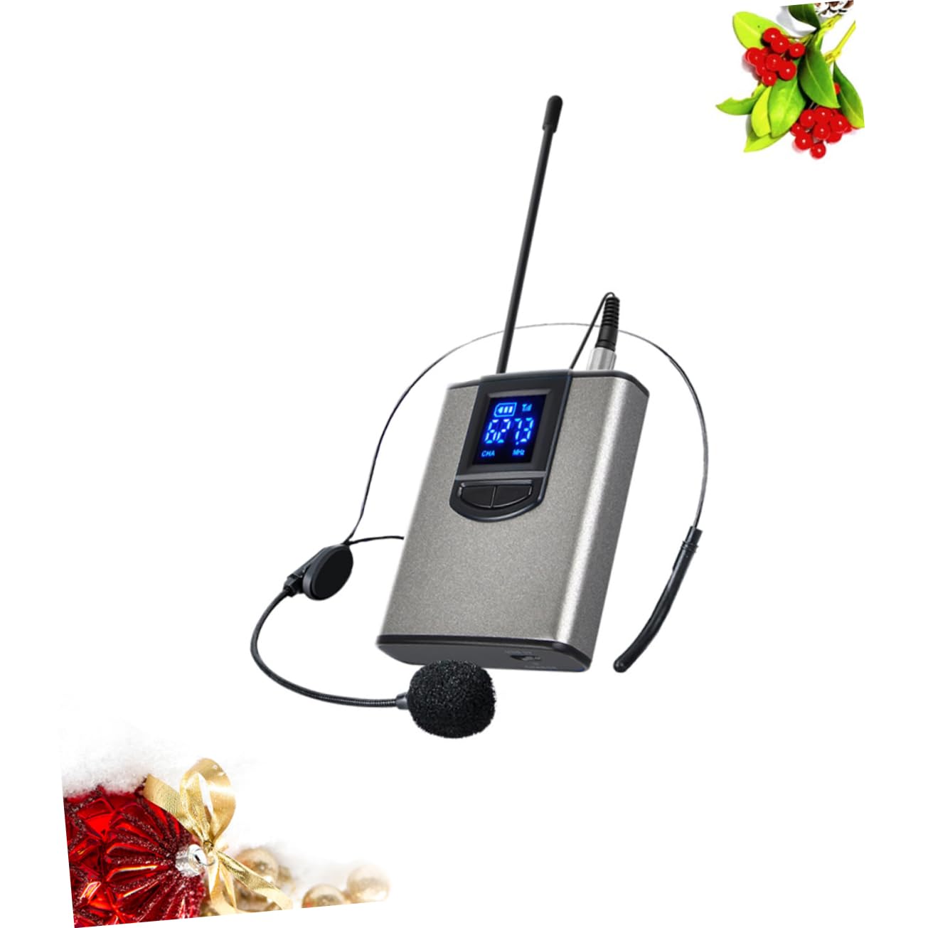 UPKOCH Microfono Wireless per Insegnanti e Presentatori Portatile Clip Ricezione a 100 M Compatibile Computer e Console Audio