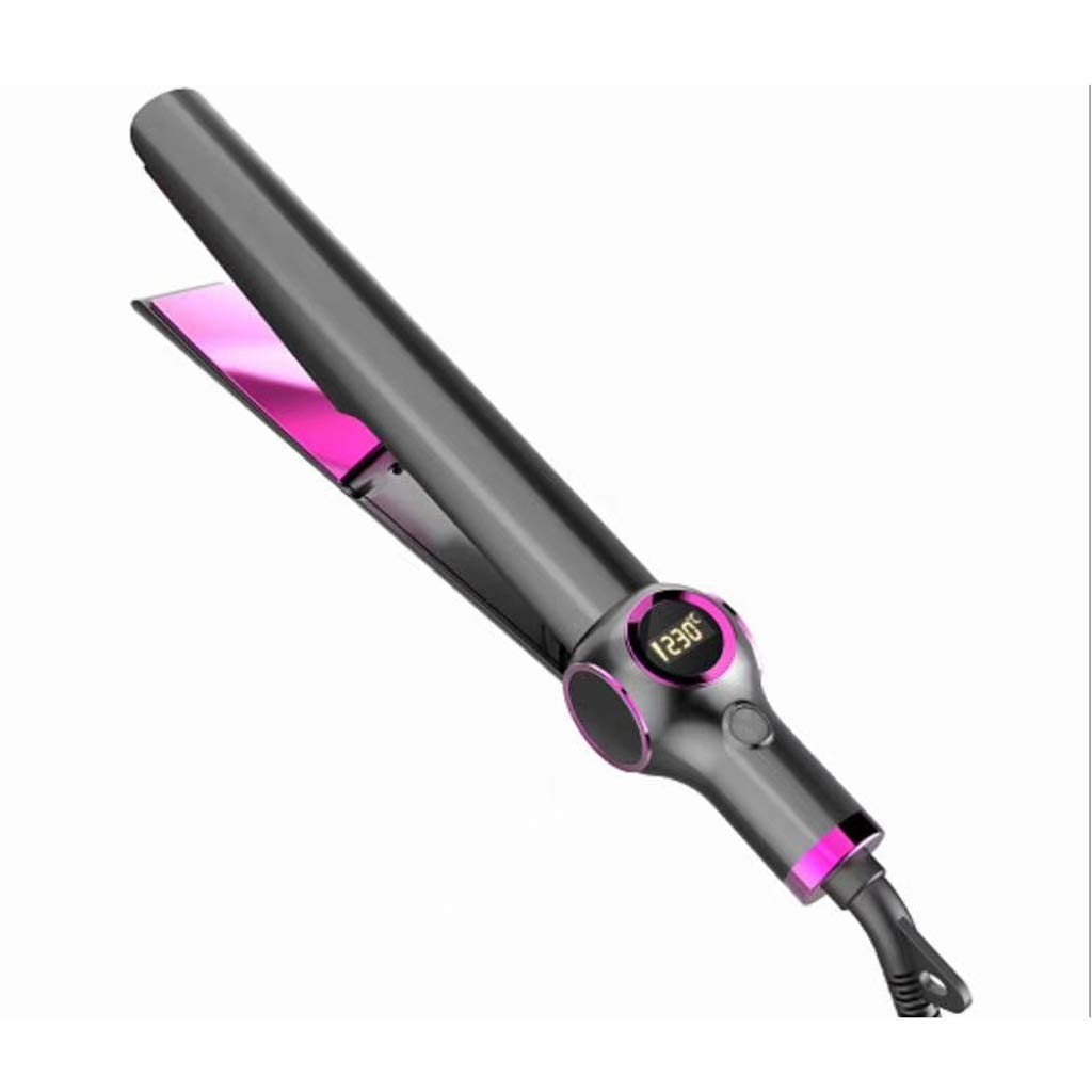 Spiral Curling Iron Two-in- Curling Straight Dual-use Lazy Curling Artifact Splint Household Ceramics