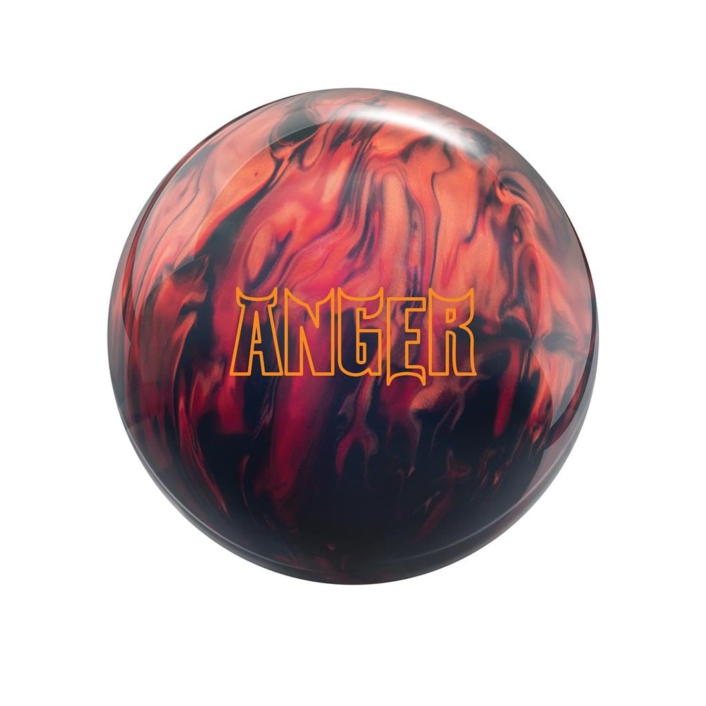 Bowlerstore Products Hammer PRE-DRILLED Anger Bowling Ball - Black/Red/Caramel 13lbs