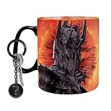 100% Keramik | Farbwechseltasse mit dem Einen Ring aus Herr der Ringe | Nicht-Spülmaschinen-geeignet