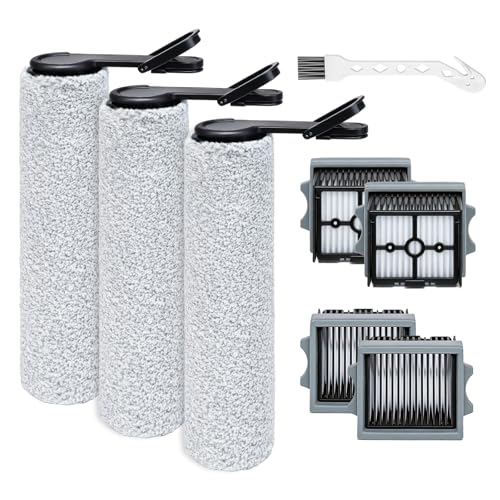 Image of LBLVBNEWD Roller Brush and Filter Replacement Compatible with Tineco Floor ONE Stretch S6/ i6 Stretch/ i5 Stretch/ S7 Stretch/ S9 Artist Cordless Wet Dry Vacuum Cleaner Replacement Parts