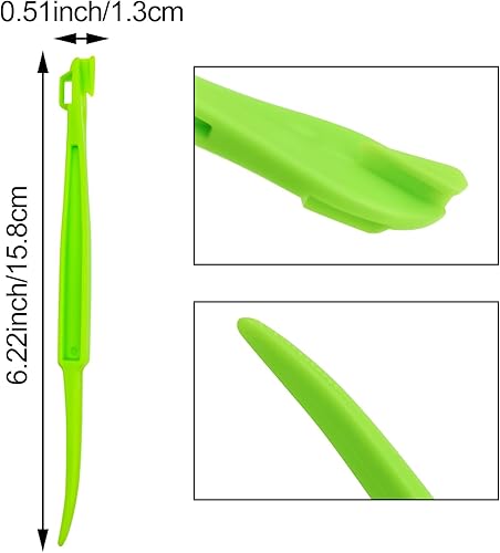 Miniatura 2 de 24 unidades de pelador de naranja, herramienta para pelar frutas cítricas de naranja, cortador de cáscara de pomelo de limón de plástico, para